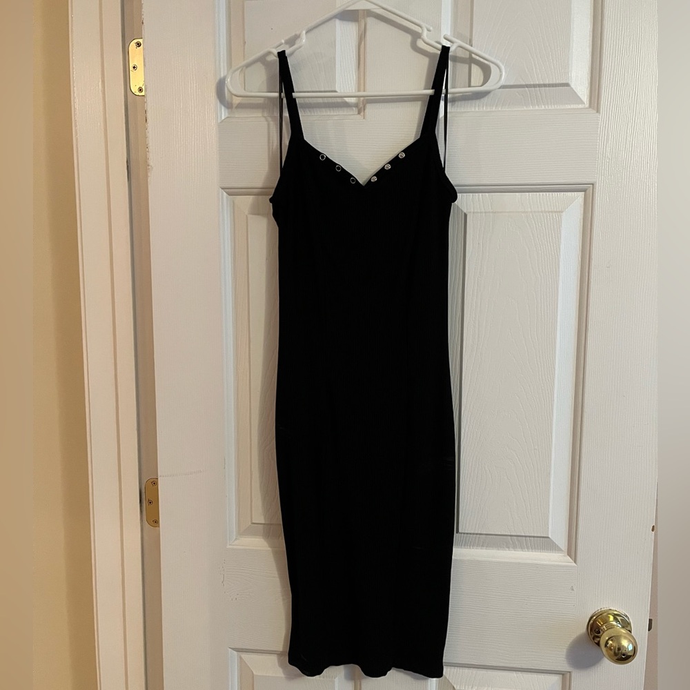 Black pencil dress